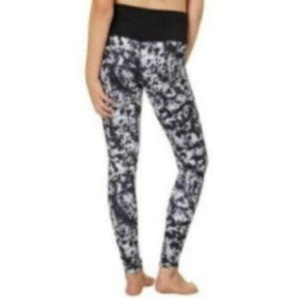Reel Legend Women's Black & White Keep it Cool Splatter Leggings Size XS - Picture 4 of 9